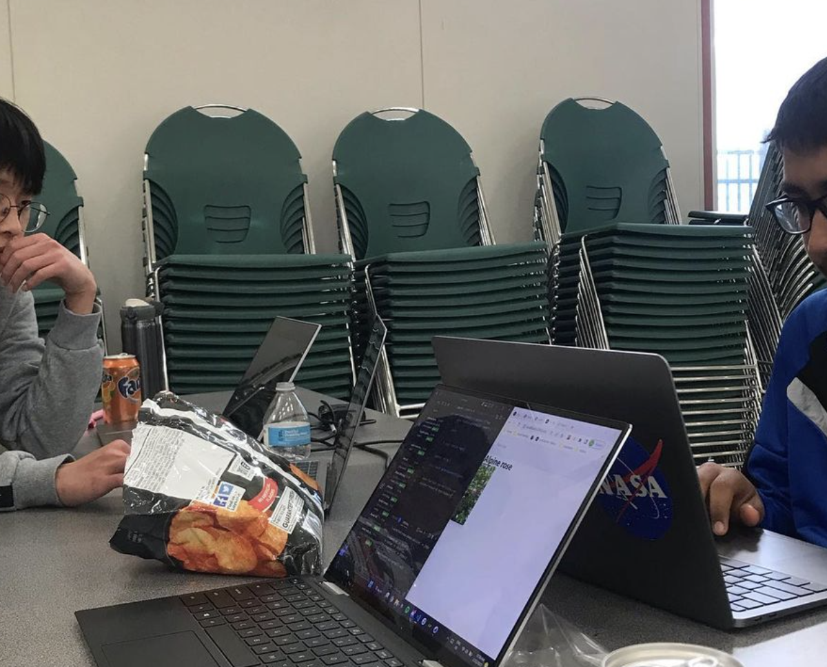 people at hackathon